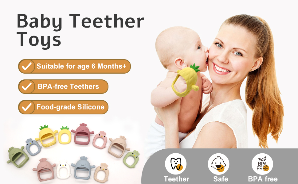 Wholesale Silicone Teethers for Different Age Groups | Melikey
