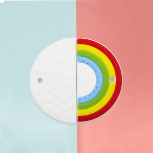Baby Teether Silicone Rainbow BPA Free China | Melikey