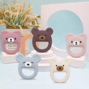 Silicone And Wood Teether Factory –  OEM Baby Toy Silicone Teether Wholesale l Melikey – Melikey Silicone