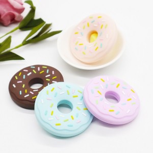 silicone ring teether doughnut safe silicone teether | Melikey