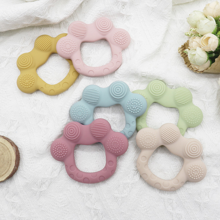 China wholesale Silicone Ring Teether –  Silicone Baby Teether Supplier Factory OEM | Melikey – Melikey Silicone