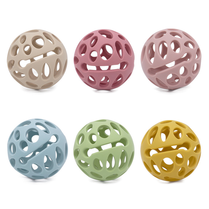 Factory Promotional Baby Teether Wholesale - OEM Silicone Teether Ball Food Grade l Melikey  – Melikey Silicone