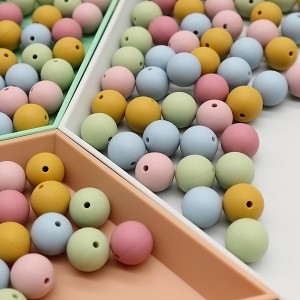 Silicone Teething Beads Wholesale Factories –  Silicone Beads For Teething Food Grde Factory | Melikey – Melikey Silicone