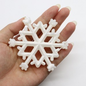 Silicone Teether Safe Design Ice Snowflake Teether | Melikey