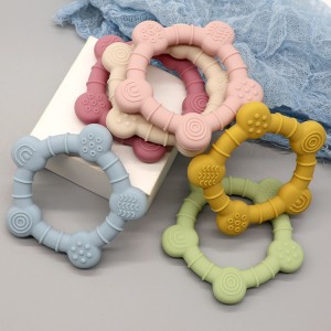 Jucărie pentru bebeluși Silicon Teether Fabrica cu ridicata |Melikey