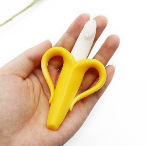 silicone teething toys banana silicone teether | Melikey