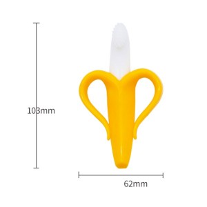 Silicone Teether Toothbrush Fruit Shape Supplier| Melikey