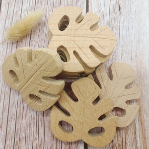 unique wooden teether wooden animal teether | Melikey