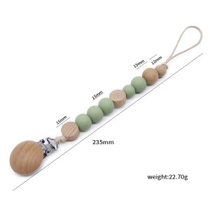wholesale wooden beads for teething necklace | Melikey