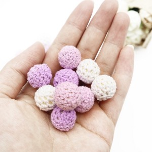 16mm 20mm wooden beads crochet wooden beads | Melikey