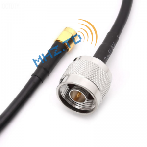 N male to SMA /RP-SMA male connector pigtail RG58 cable assembly 50cm