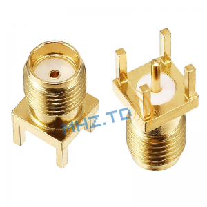 Connectors Rf 50Ω Straight PCB Mount, SMA Connector , jack