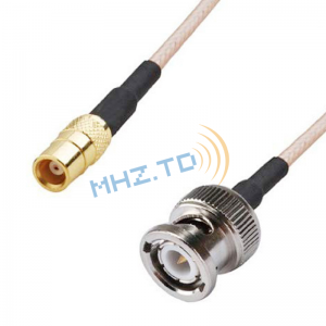 Male BNC to Male SMB Coaxial Cable, RG178, 50ohm bnc cable 0.2m