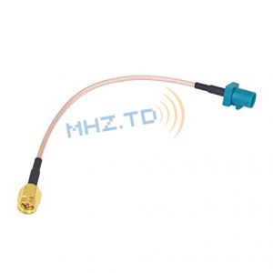 SMA Male to FAKRA Z Male Rf Coax Cable GPS External Antenna jumper cable