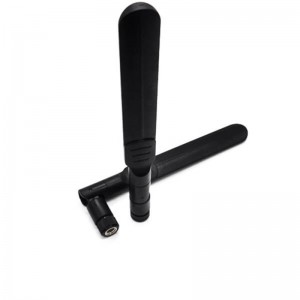 Rubber Antenna LTE Connector Mount 90°/180°, 5 dBi, SMA(P) Omnidirectional Antenna for Cellular Routers, Access Points, Wireless Range Extenders.