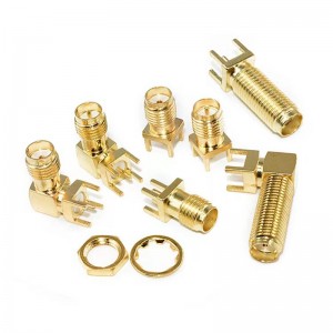 High reputation Rf Antenna Connector - RF Coaxial Connector SMA-KWE Extended 14.5mm/17mm/19mm/23mm Male Screw Female Hole/Pin SMA Connector for PCB – MHZ.TD