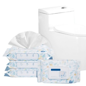Oem Odm खजाना घरेलु महिला शौचालय भिजेको वाइप्स ठूलो क्षमता र ठूलो आकारको घरको भिजेको शौचालय कागज