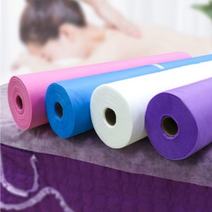 Customized Non-woven Disposable Sheet Rolls yeRunako Salon, Chipatara neHotera