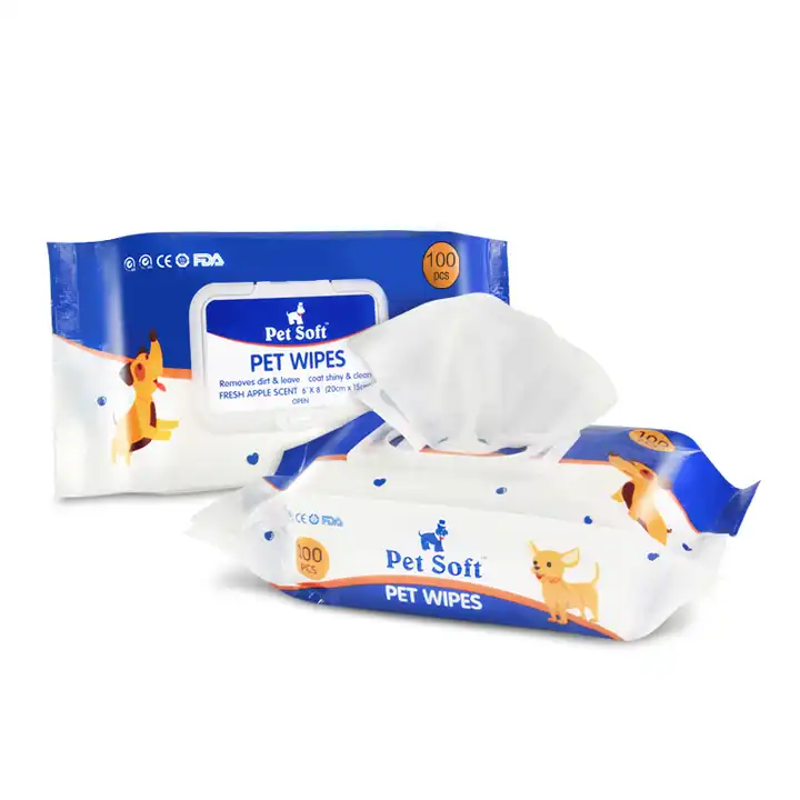 Pet Wipes Pet Eye Cleaning Wipes Nonwoven Deodorizing Soft Dog Wet Wipe Featured Image