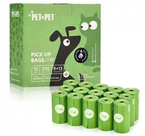 Logo Custom vita pirinty Biodegradable Pet Fako Dog Poop Bag miaraka amin'ny Dispenser