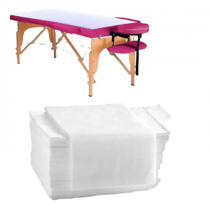 Veekindel steriilne imav mittekootud paber, perforeeritud ühekordselt kasutatavad voodilinad massaažilaua jaoks