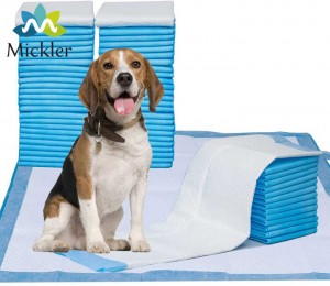 Директна фабрична продажба Персонализирана подложка за пикаене за кучета Пелена за кученца за домашни любимци за еднократна употреба