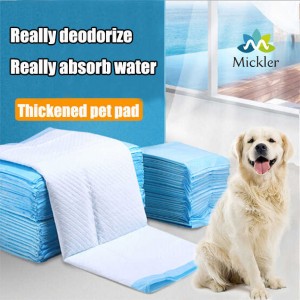 OEM ប្ដូរតាមបំណងម៉ាក Super absorbent puppy pads ហ្វឹកហាត់ pee