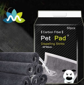 Absorbant avec charbon de bambou, tampons absorbants pour chiens de compagnie, coussin d'entraînement pour chiots