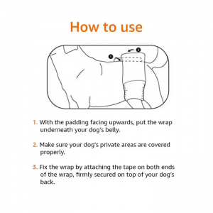 Naka-customize na Mga Disposable Diaper para sa Mga Asong Super Absorbent Non Backflow na Pakyawan na Mga Diaper ng Lalaking Aso