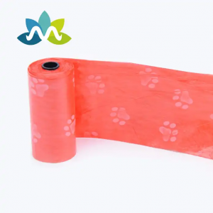 Multicolor Custom Pet idoti baagi Multi Iwon Biodegradable Dog egbin apo osunwon