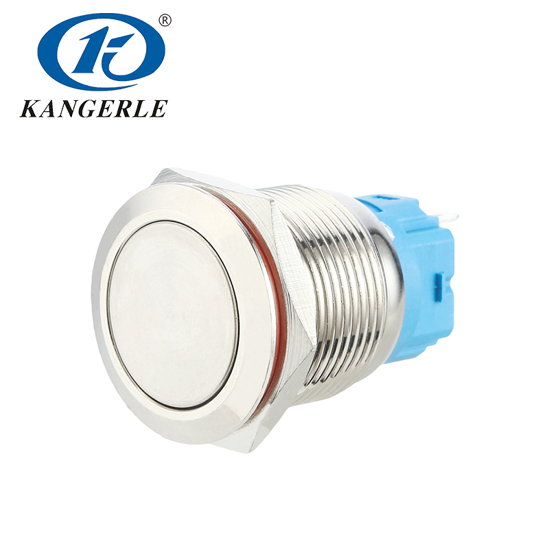 19C Momentary metal push button switch 19mm flat head without LED
