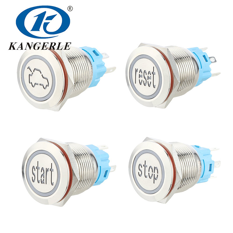 19mm OEM/ODM LED metal push button switch