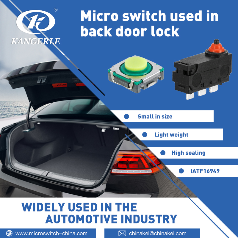 What is the use of the micro switch for the electric tailgate of a car?