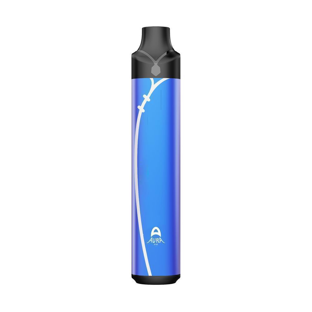 MS007 Aurabar TPD Tanúsítvány 600 Puff eldobható Vape Pen Shenzhen Gyári Szabadalmi Tervezés E-cigaretta Gyártó