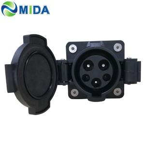 32A 40A 50A Type 1 Inlets EV Sockets J1772 Charger Socket for Electric Car