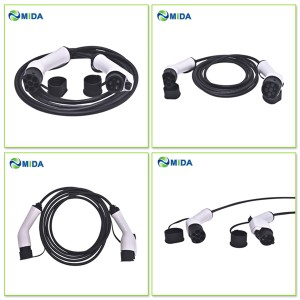 16A 32A Type1 hangtod Type2 EV Charging Cable EVSE Electric Car Charging Station
