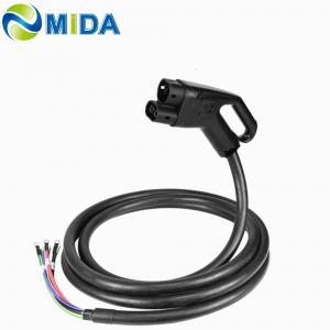 500A 600A Liquid Cooling HPC CCS Type 2 Plug with CCS Charging Cable