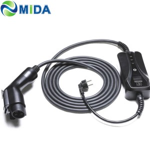 Hot Selling for China DC 6mA Level 2 Evse J1772 EV Charger Station with T13 Plug
