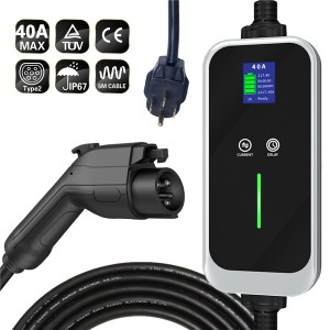 Level 2 Smart EV Charger Type 1 32A 40A J1772 EV Charger Cable for Tesla Electric Vehicle