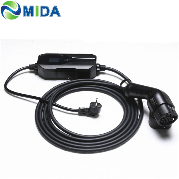 Level 2 EV Charger Type 2 UK 3 Pin 8A 10A 13A PHEV EV Charging Cable Electric  Car Charger - Shanghai Mida Cable Group Limited .