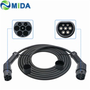 16A 32A 3Phase Type 2 to Type 2 EV Charger Cable for Electric Car Charger