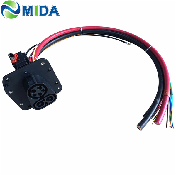 Manufacturer for Ev Charging 3 Pin Plug - DC 125A 150A 200A CCS Combo 1 Inlet CCS 1 Vehicle Inlets Socket with 1M EV Cable – Mida