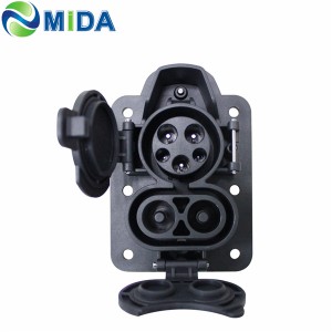 DC 200A AC 63A CCS J1772 Inlets CCS Type 1 Socket DC Fast Charging Socket for Electric Truck Inlets