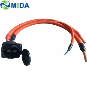 China Manufacture DC 1000V 125A 200A CHAdeMO Inlets Electric Vehicle Charger CHAdeMO Socket