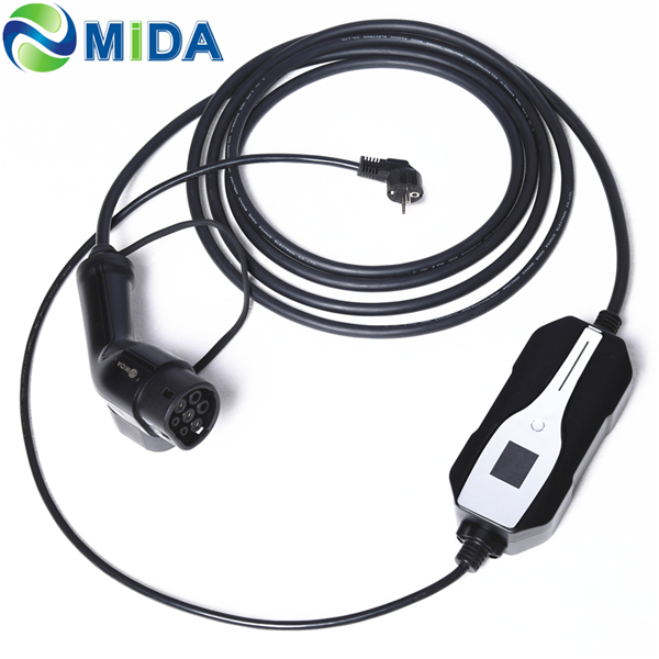 Factory Price For Ev Wallbox - MIDA EV Charger Type 2 Portable EVSE 8A 10A 13A 16Amp Electric Vehicle Car Charger – Mida