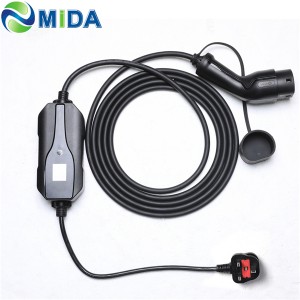 6A 8A 10A 13A Level 2 EV Charger Type 2 IEC 62196-2 Portable EVSE Electric Car Home Charging
