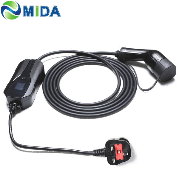 Short Lead Time for Home Car Charger -  Level 2 EV Charger Type 2 Gun 6A 8A 10A 13A IEC 62196-2 3Pin UK Plug – Mida