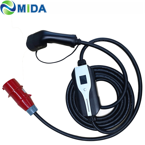 CEE to Type 2 plug EV Charging Cable, Electric Vehicle Charger. 5