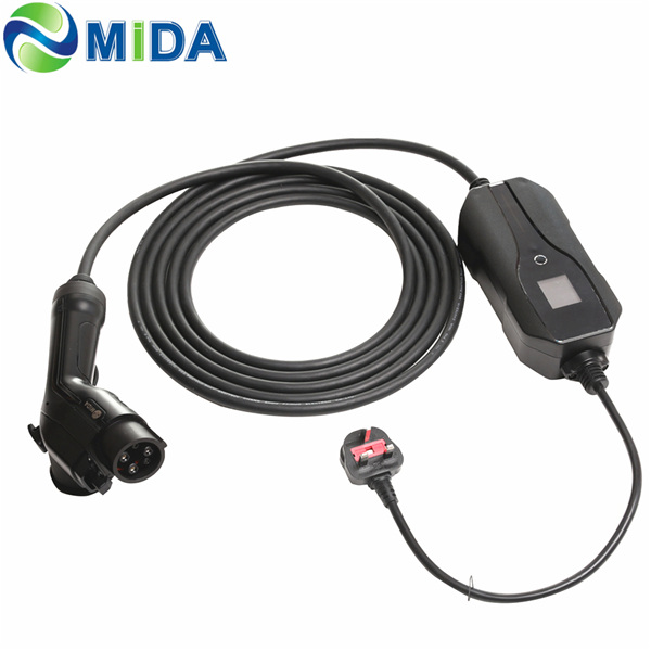 Europe style for Ev Charging Companies - Level 2 EV Charger Type 1 J1772 Plug  6A 8A 10A 13A with 3Pin UK Plug for Renault Vehicle Car – Mida