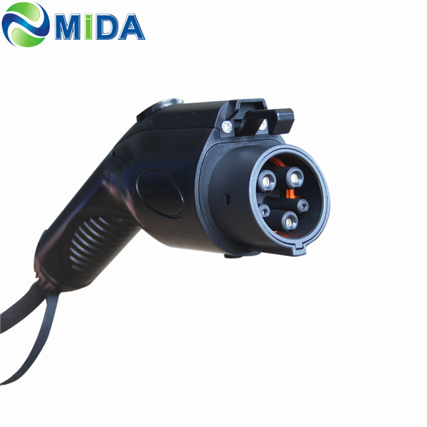 Hot New Products Electric Car Charging Connector - USA 16A 32A SAE J1772 Connector J1772 Extension Cord Type1 EV Plug for Electric Car Charger  – Mida